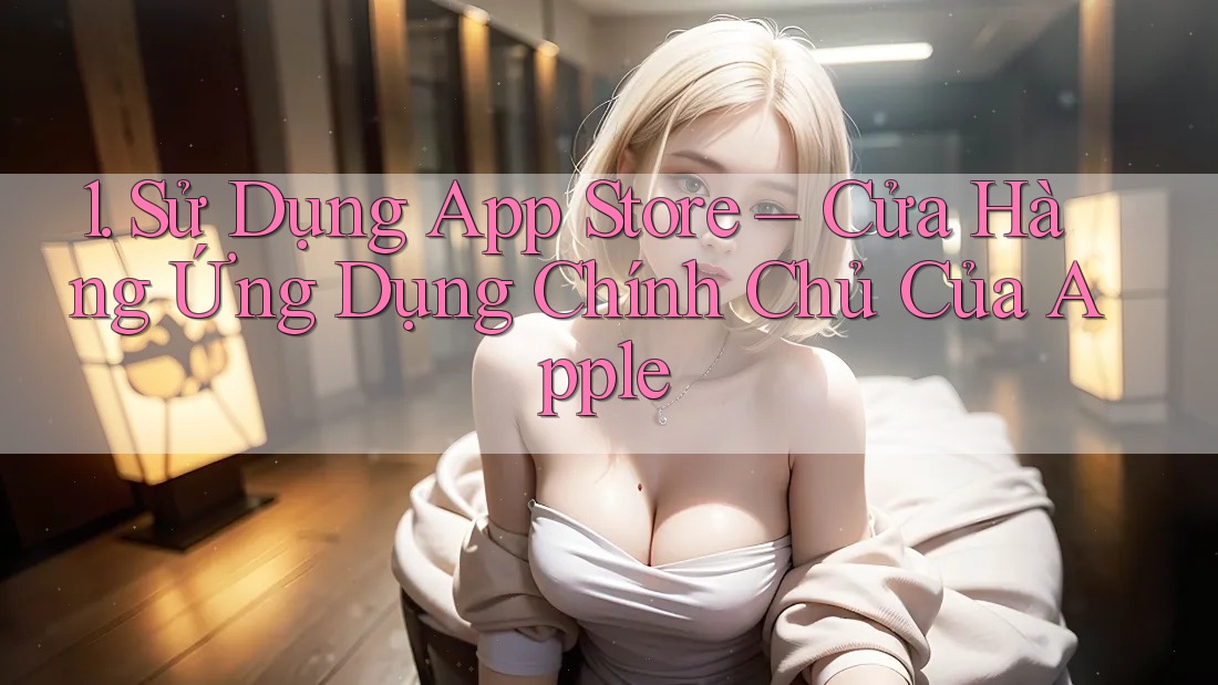 1. Sử Dụng App Store – Cửa Hàng Ứng Dụng Chính Chủ Của Apple