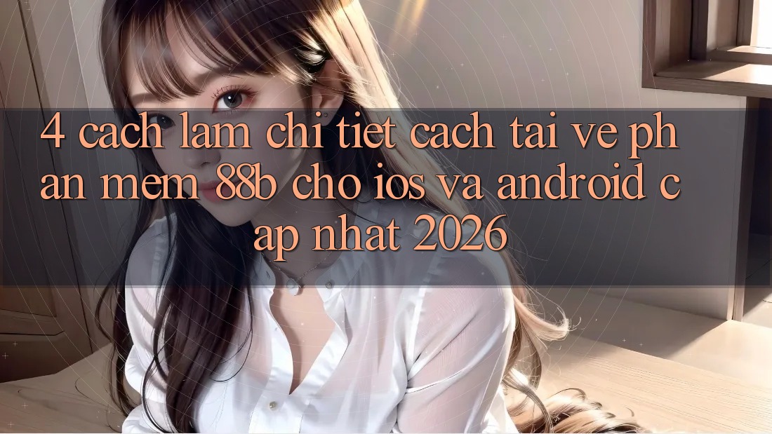 4. Cách làm Chi Tiết Cách Tải về Phần mềm 88b Cho iOS và Android (Cập Nhật 2026)