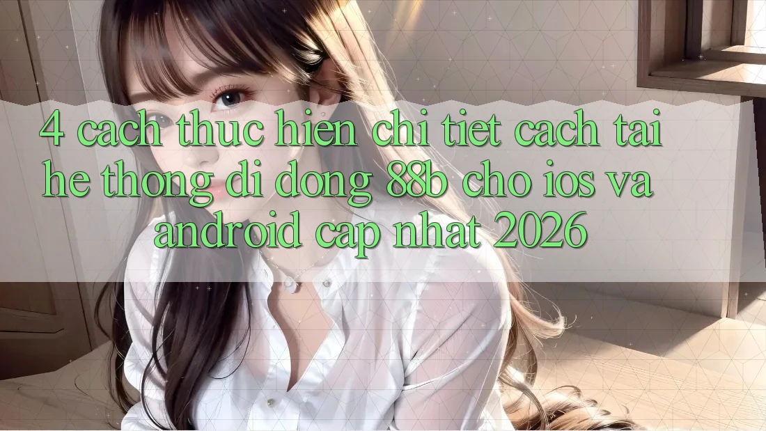 4. Cách thực hiện Chi Tiết Cách Tải Hệ thống di động 88b Cho iOS và Android (Cập Nhật 2026) 4. Cách thực hiện Chi Tiết Cách Tải Hệ thống di động 88b Cho iOS và Android (Cập Nhật 2026)