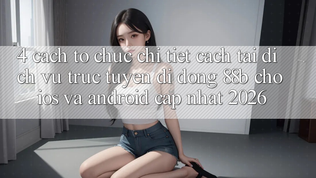 4. Cách tổ chức Chi Tiết Cách Tải Dịch vụ trực tuyến di động 88b Cho iOS và Android (Cập Nhật 2026) 4. Cách tổ chức Chi Tiết Cách Tải Dịch vụ trực tuyến di động 88b Cho iOS và Android (Cập Nhật 2026)