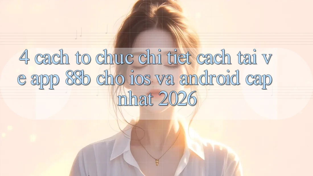 4. Cách tổ chức Chi Tiết Cách Tải về App 88b Cho iOS và Android (Cập Nhật 2026)