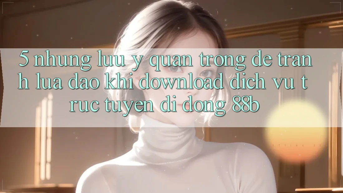5. Những Lưu Ý Quan Trọng Để Tránh Lừa Đảo Khi Download Dịch vụ trực tuyến di động 88b
