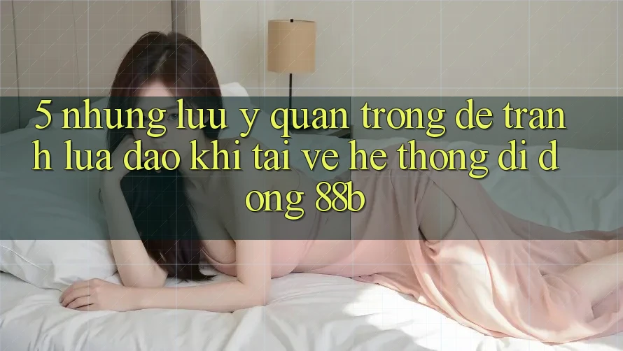 5. Những Lưu Ý Quan Trọng Để Tránh Lừa Đảo Khi Tải về Hệ thống di động 88b