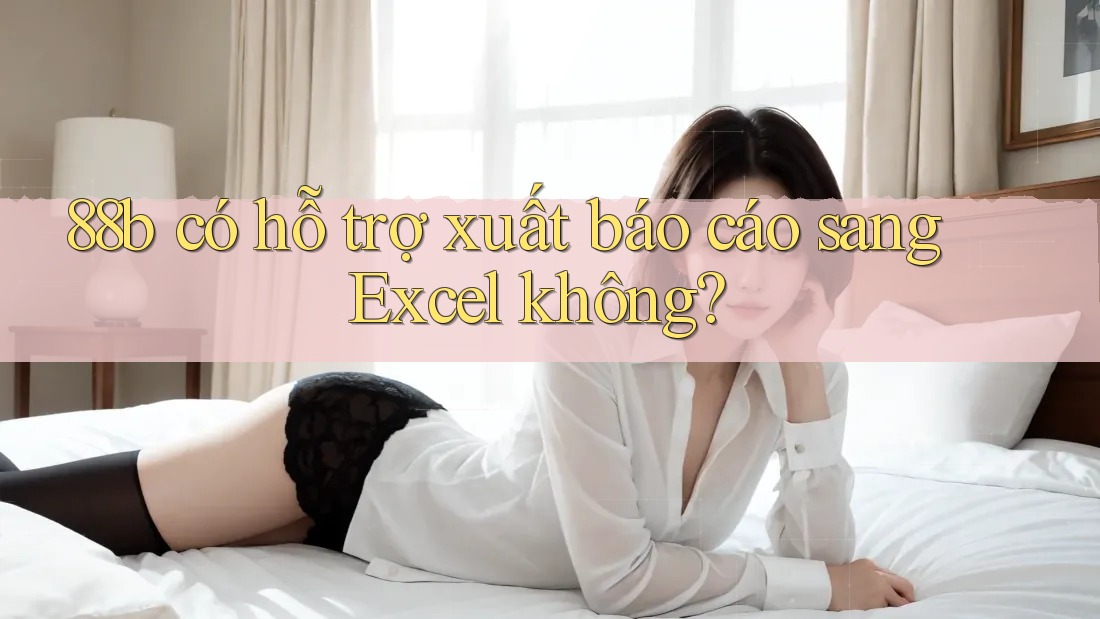 88b có hỗ trợ xuất báo cáo sang Excel không?