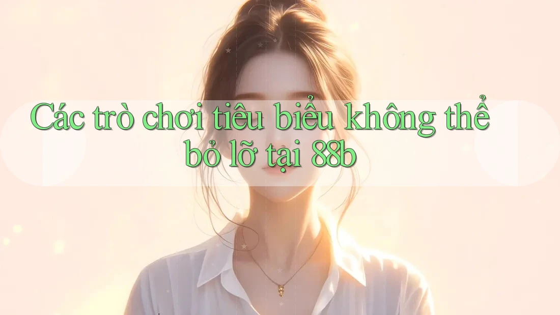 Các trò chơi tiêu biểu không thể bỏ lỡ tại 88b