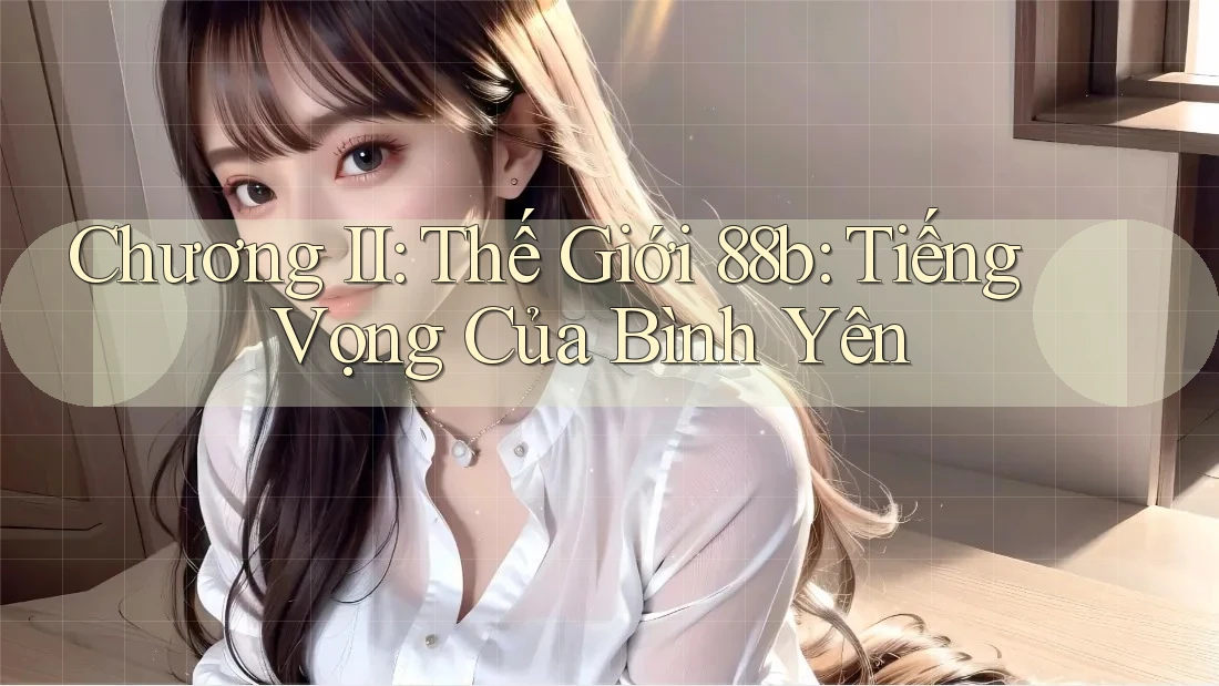 Chương II: Thế Giới 88b: Tiếng Vọng Của Bình Yên
