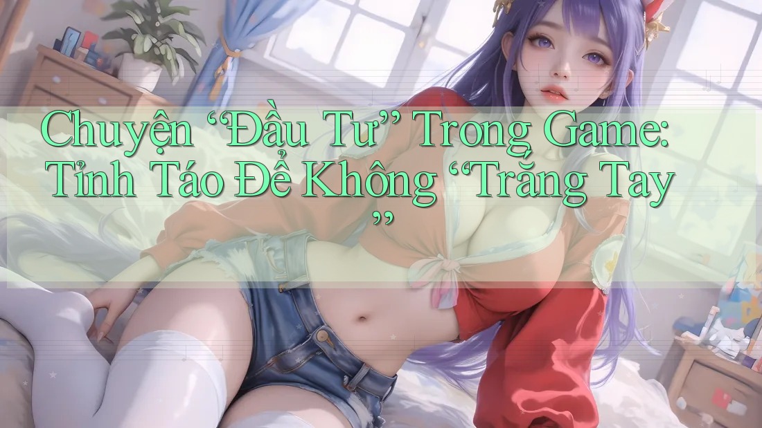 Chuyện “Đầu Tư” Trong Game: Tỉnh Táo Để Không “Trắng Tay”
