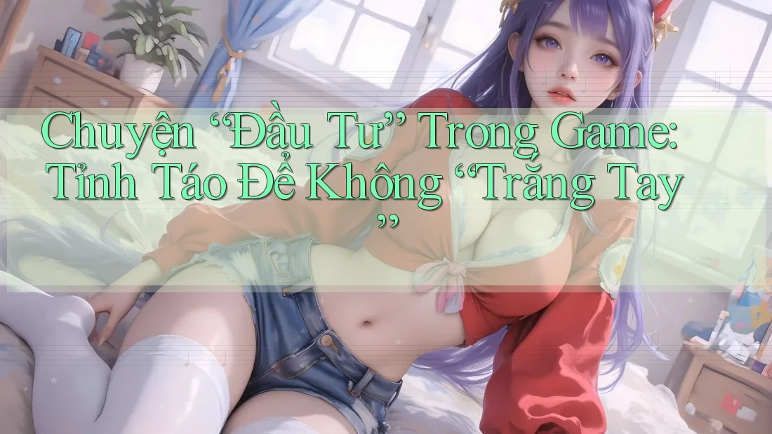 Chuyện “Đầu Tư” Trong Game: Tỉnh Táo Để Không “Trắng Tay”