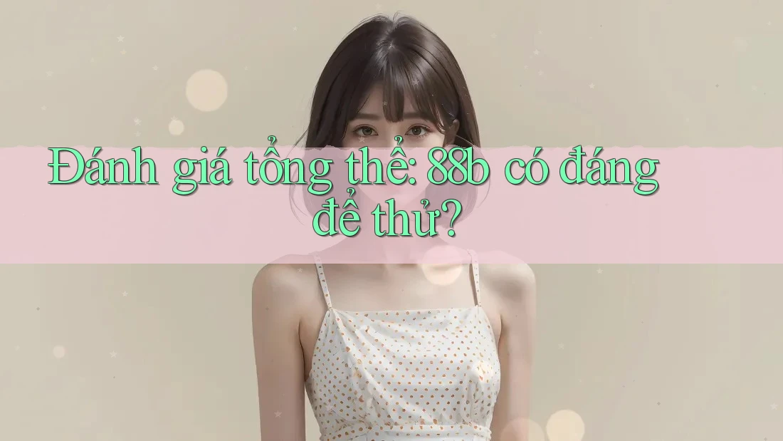 Đánh giá tổng thể: 88b có đáng để thử? Đánh giá tổng thể: 88b có đáng để thử?