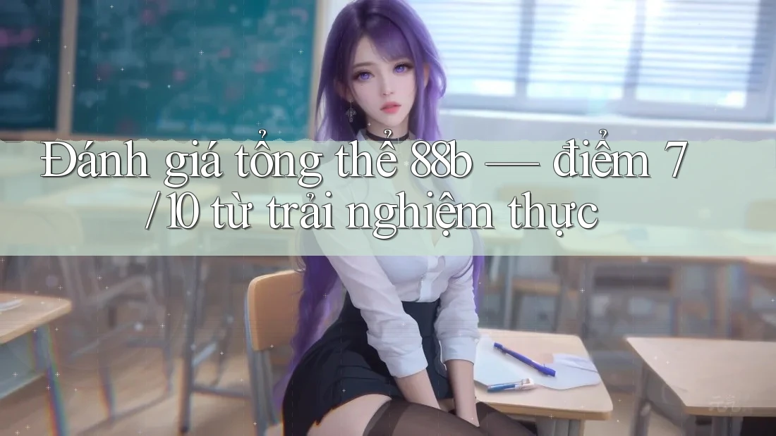 Đánh giá tổng thể 88b — điểm 7/10 từ trải nghiệm thực