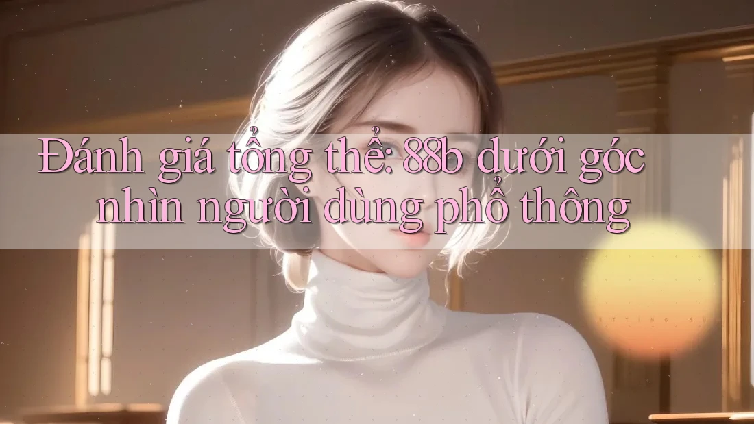 Đánh giá tổng thể: 88b dưới góc nhìn người dùng phổ thông