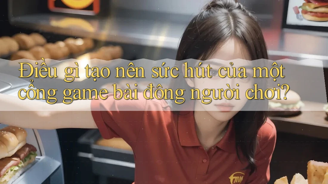 Điều gì tạo nên sức hút của một cổng game bài đông người chơi?