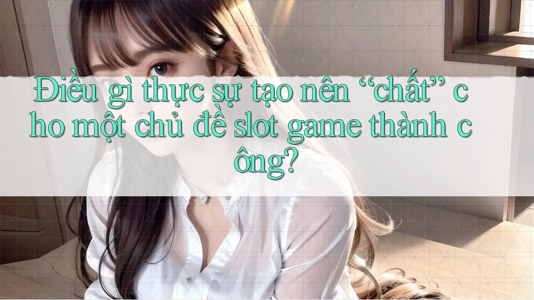 Điều gì thực sự tạo nên “chất” cho một chủ đề slot game thành công?