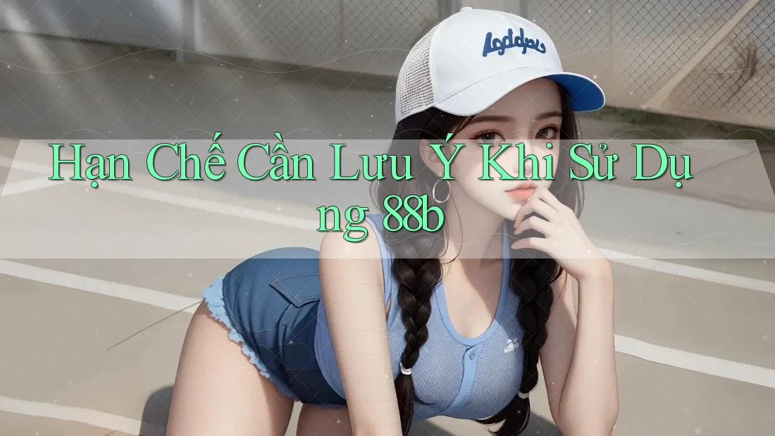 Hạn chế cần lưu ý khi sử dụng 88b Hạn chế cần lưu ý khi sử dụng 88b