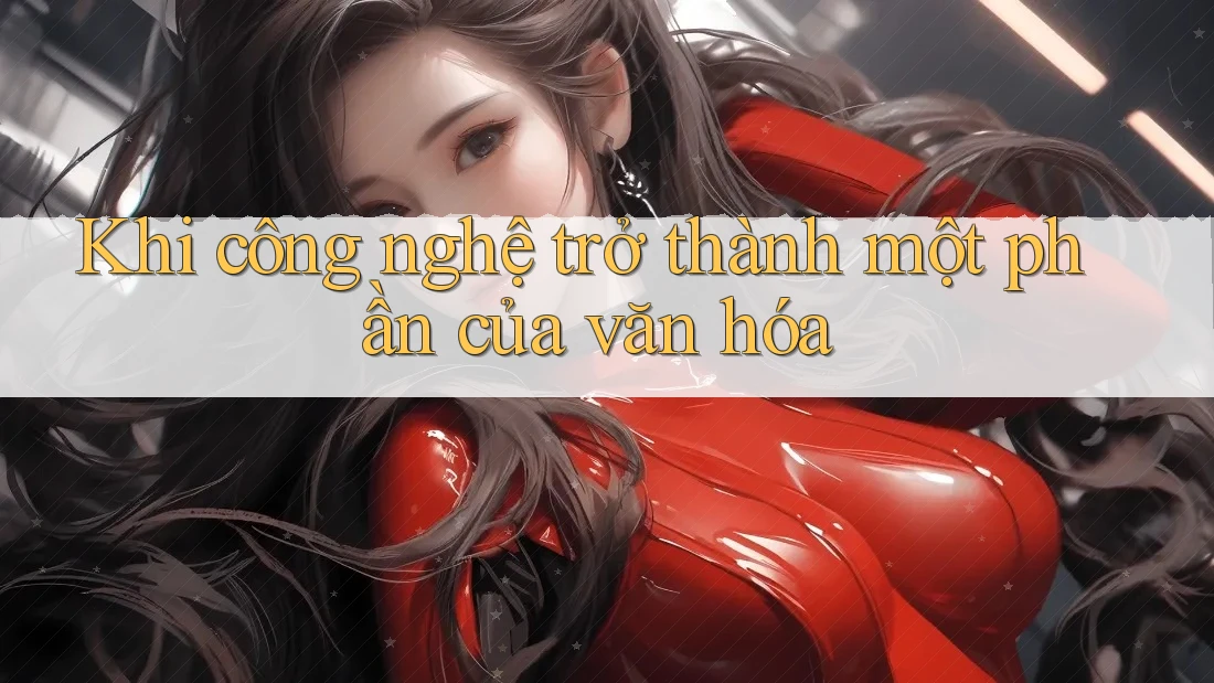 Khi công nghệ trở thành một phần của văn hóa