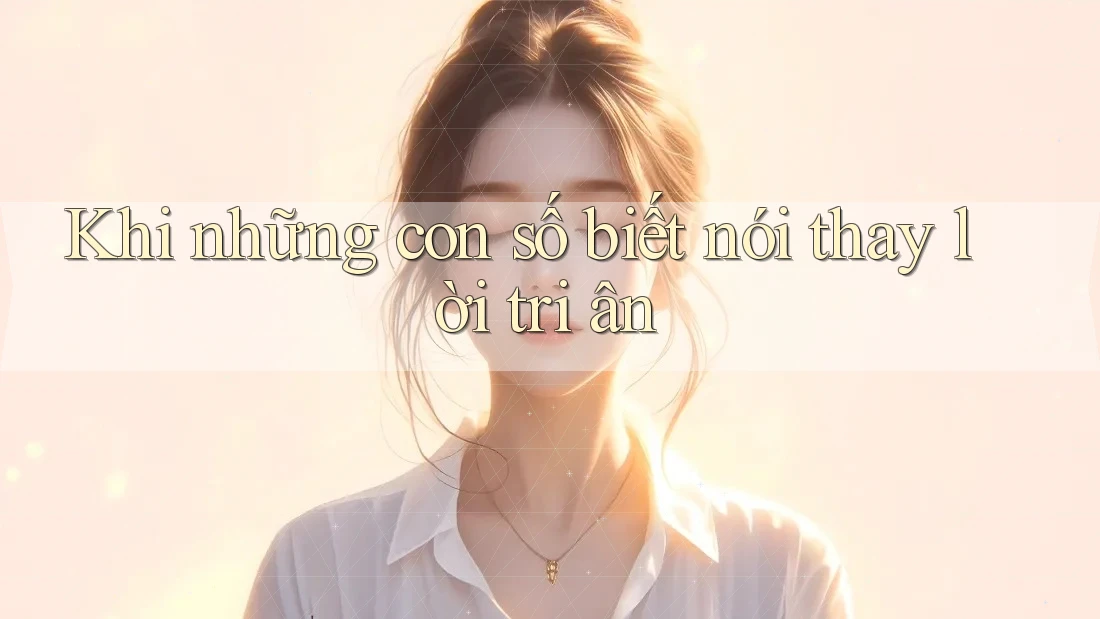 Khi những con số biết nói thay lời tri ân Khi những con số biết nói thay lời tri ân