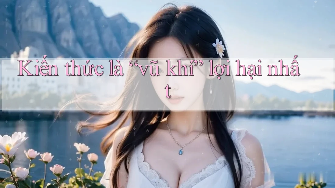 Kiến thức là “vũ khí” lợi hại nhất