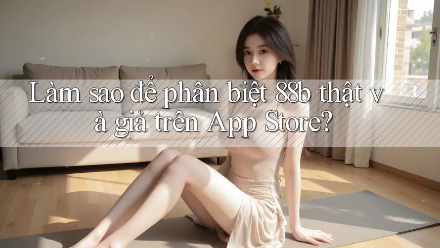Làm sao để phân biệt 88b thật và giả trên App Store?