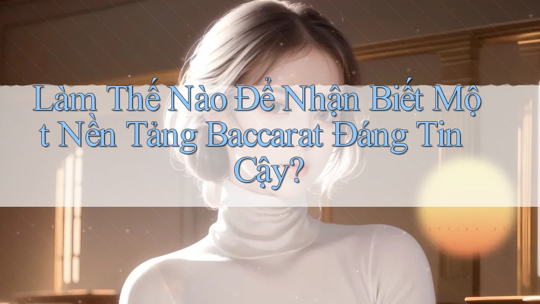 Làm Thế Nào Để Nhận Biết Một Nền Tảng Baccarat Đáng Tin Cậy? Làm Thế Nào Để Nhận Biết Một Nền Tảng Baccarat Đáng Tin Cậy?