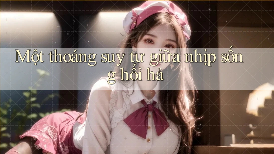 Một thoáng suy tư giữa nhịp sống hối hả