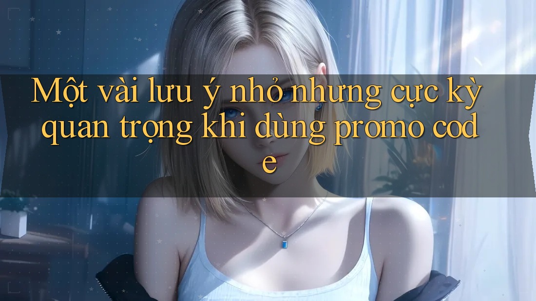 Một vài lưu ý nhỏ nhưng cực kỳ quan trọng khi dùng promo code