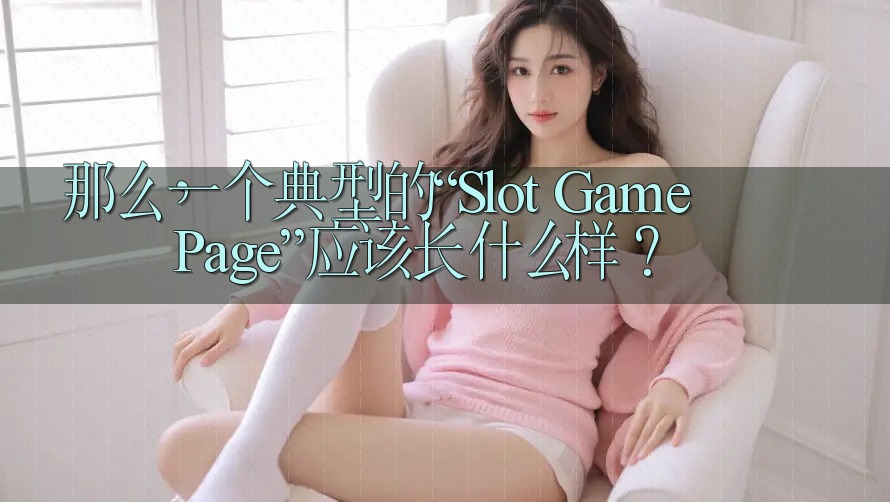 那么,一个典型的“Slot Game Page”应该长什么样? 那么,一个典型的“Slot Game Page”应该长什么样?