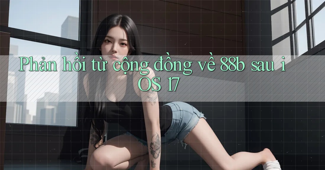 Phản hồi từ cộng đồng về 88b sau iOS 17