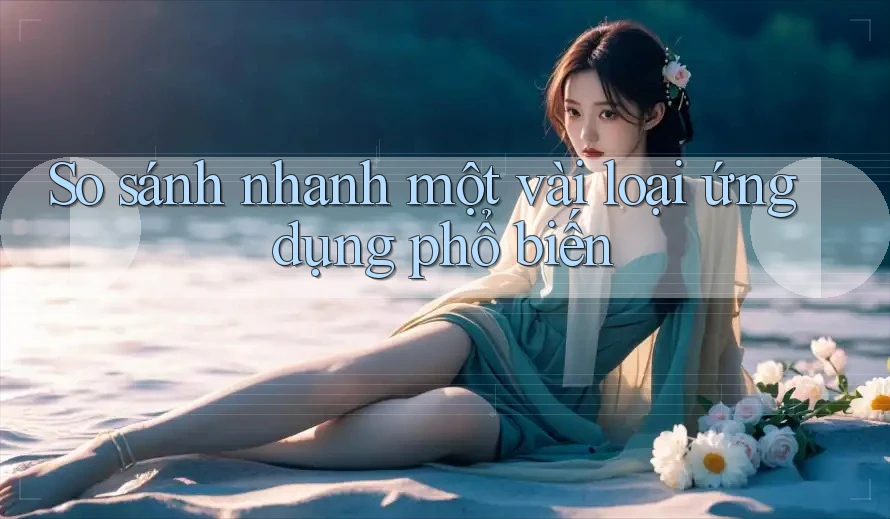 So sánh nhanh một vài loại ứng dụng phổ biến