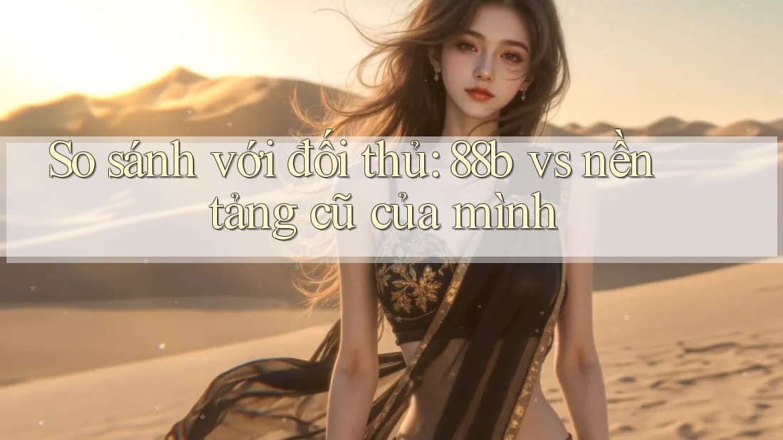 So sánh với đối thủ: 88b vs nền tảng cũ của mình So sánh với đối thủ: 88b vs nền tảng cũ của mình