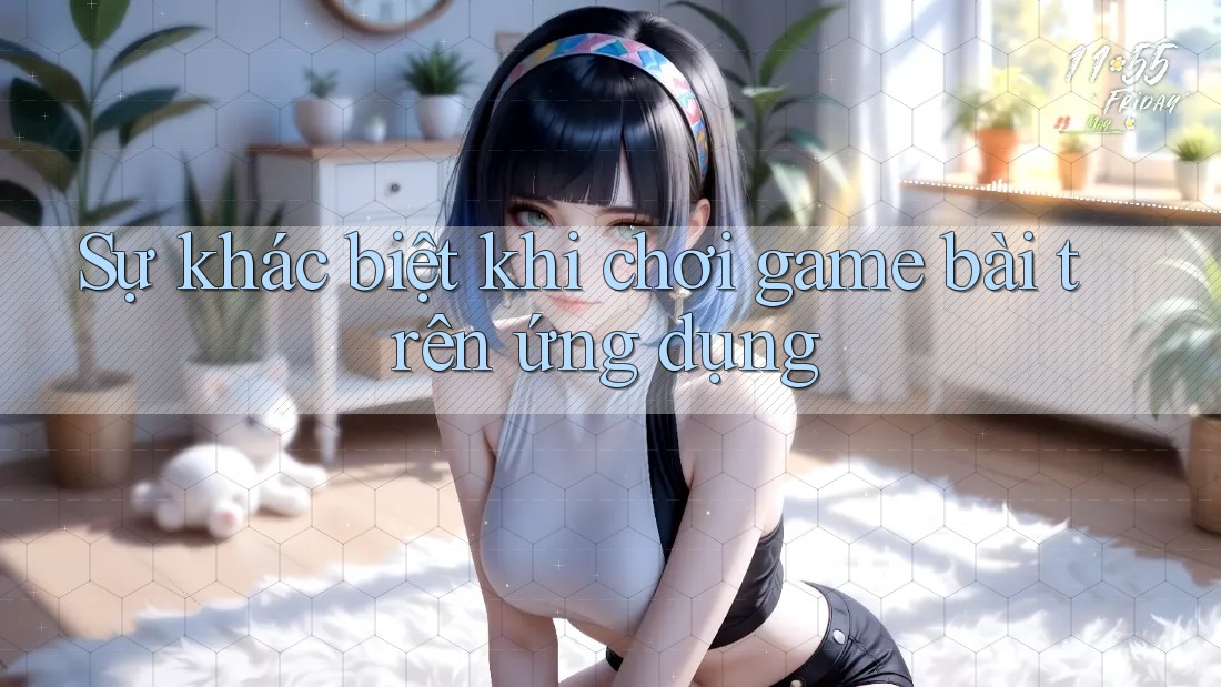 Sự khác biệt khi chơi game bài trên ứng dụng