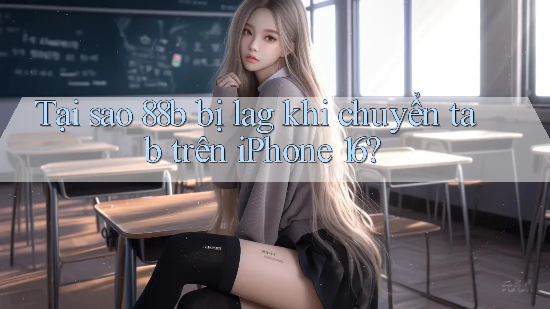 Tại sao 88b bị lag khi chuyển tab trên iPhone 16?