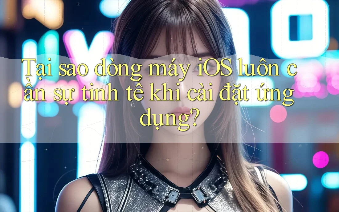 Tại sao dòng máy iOS luôn cần sự tinh tế khi cài đặt ứng dụng?