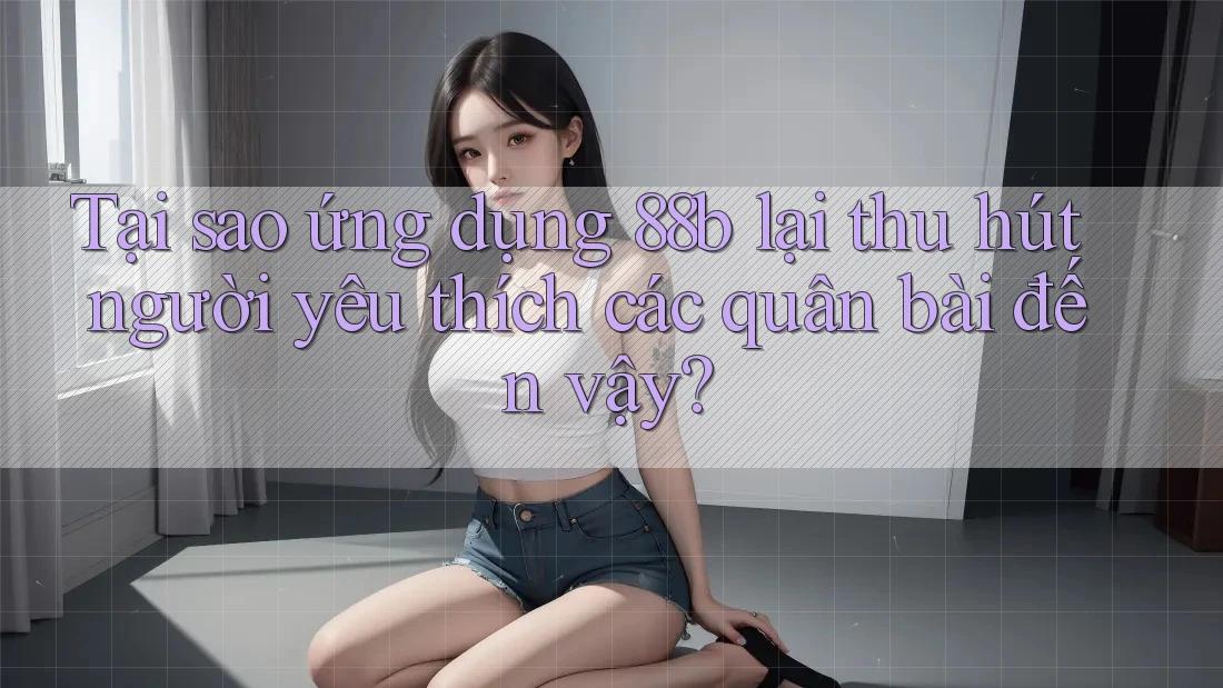 Tại sao ứng dụng 88b lại thu hút người yêu thích các quân bài đến vậy?