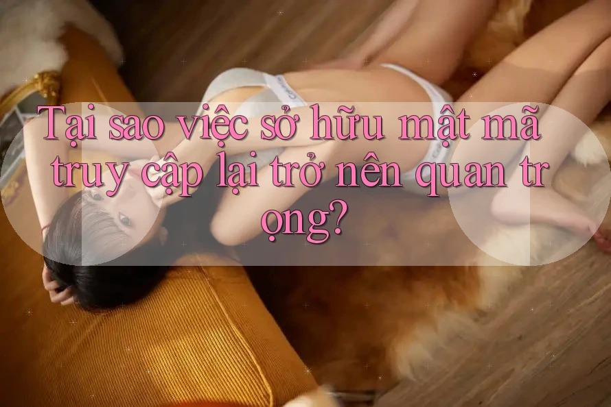 Tại sao việc sở hữu mật mã truy cập lại trở nên quan trọng?
