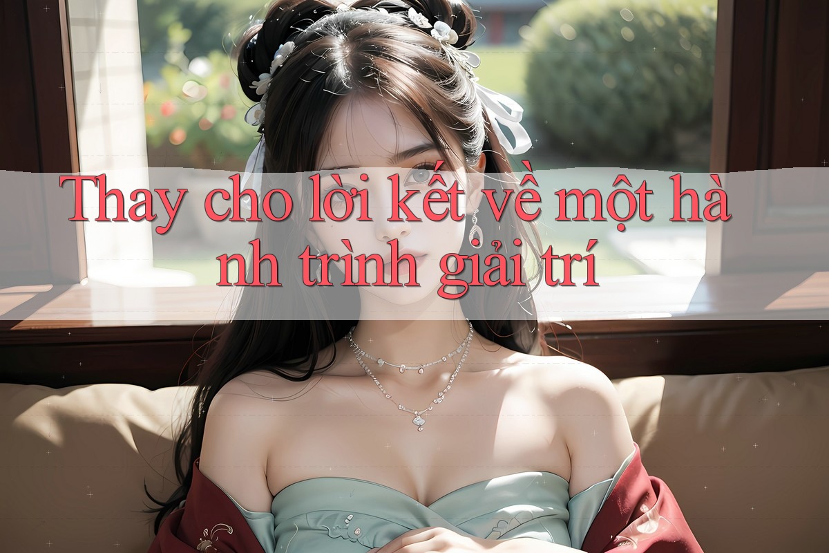 Thay cho lời kết về một hành trình giải trí