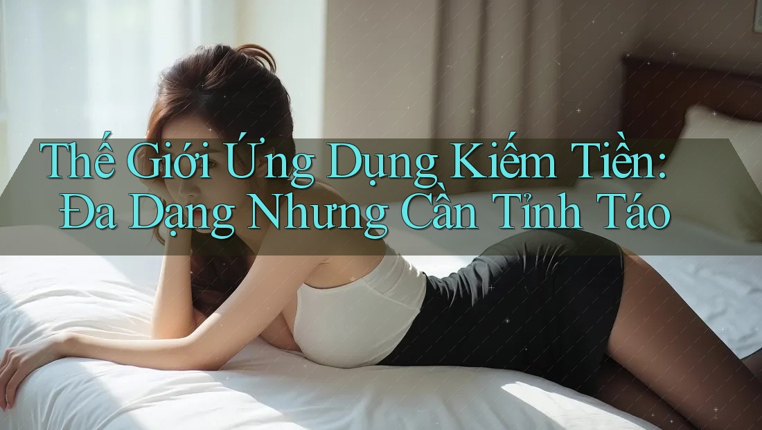Thế Giới Ứng Dụng Kiếm Tiền: Đa Dạng Nhưng Cần Tỉnh Táo